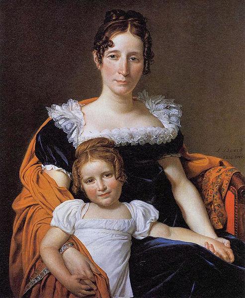  Portrait of the Countess Vilain XIIII and her Daughter Louise